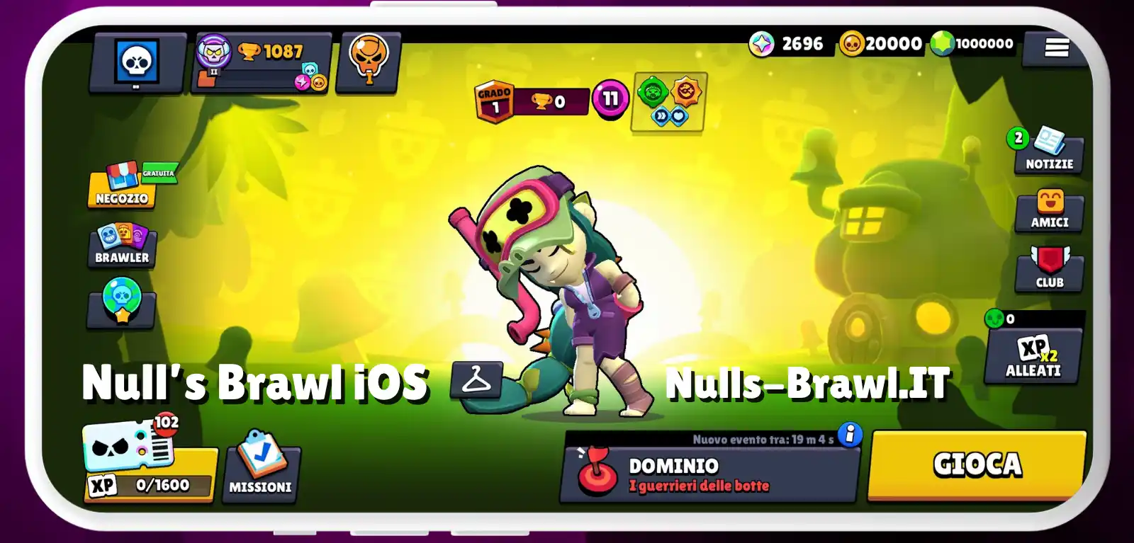 Null's Brawl iOS v62.264 Alli e Trunk.